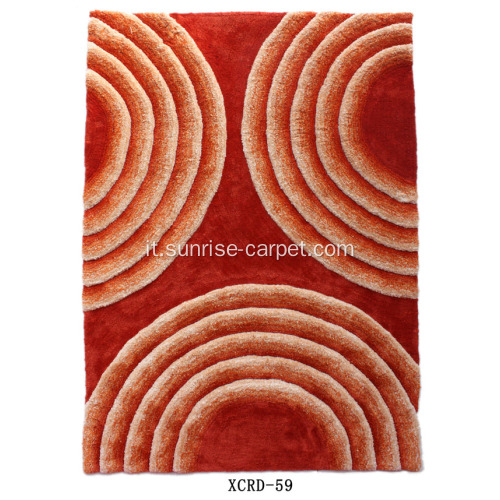Colore di gradazione del tappeto di progettazione del microfibra
